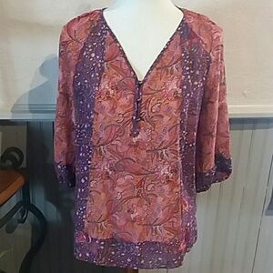 💕CHAPS denim* Blouse